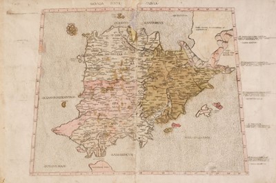Lot 205 - Spain & Portugal. Ptolemy (Claudius), Secunda Europe Tabula, Rome  [1478 - 1509]