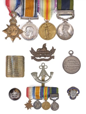 Lot 501 - Gloucestershire Yeomanry. A group of four to Captain W.B. Cornock