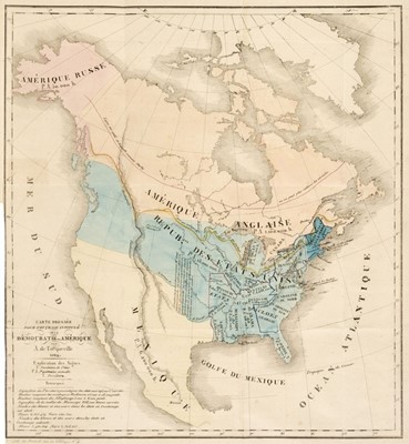 Lot 87 - Tocqueville (Alexis de). De la Democratie en Amerique, volumes 1 & 2 (of 4), 1835