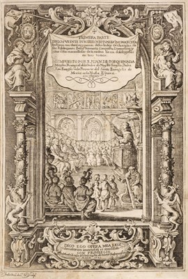 Lot 88 - Torquemada (Juan de). Primera[-tercera] parte de los veinte ... i monarchia indiana, 3 vols., 1723