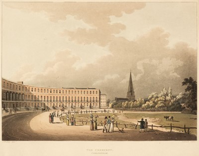 Lot 221 - Cheltenham. Merke (Henri), Five (of 6) Aquatint Views, [Rudolph Ackermann 1813]