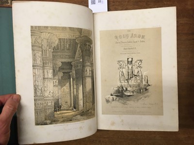 Lot 22 - Roberts (David). The Holy Land, Syria, Idumea, Arabia, Egypt & Nubia, vols. 1, 3-6 in two, 1855-56