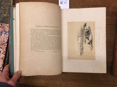 Lot 22 - Roberts (David). The Holy Land, Syria, Idumea, Arabia, Egypt & Nubia, vols. 1, 3-6 in two, 1855-56