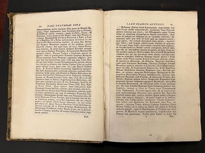 Lot 31 - Colonna (Fabio). Lyncei Phytobasanon cui accessit vita Fabi et Lynceorum notitia, 1744