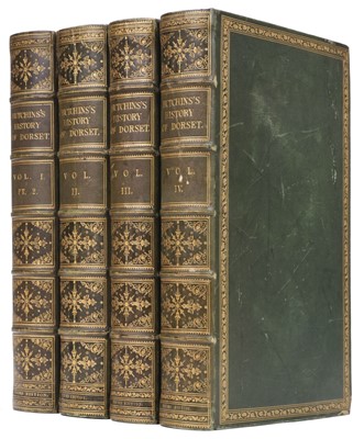 Lot 57 - Hutchins (John). The History and Antiquities of the County of Dorset, 4 volumes, 1861-70