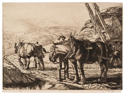 Lot 306 - Tunnicliffe (Charles Frederick, 1901-1978). The Old Quarry Road, etching, signed