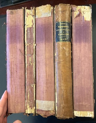 Lot 59 - Lewis (Samuel). A Topographical Dictionary of England, 4 volumes & atlas, 1831