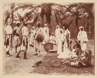 Lot 20 - Ceylon, Algeria & Ireland. An album containing 80 mounted albumen and some gelatin silver prints