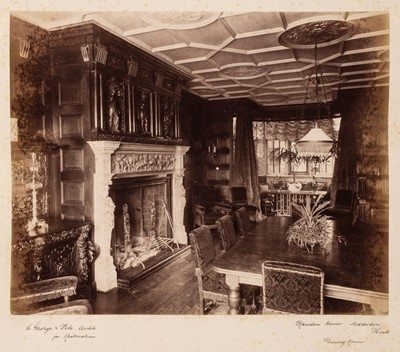 Lot 81 - Architectural Photography. An album containing 64 mounted albumen print photographs, c. 1880s
