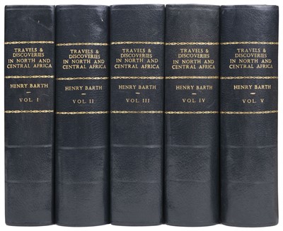 Lot 4 - Barth (Heinrich). Travels and Discoveries in North and Central Africa, 1st edition, 1857-58