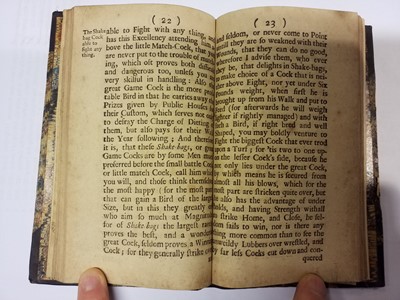Lot 35 - Howlett, Robert. The Royal Pastime of Cock-Fighting..., 1709