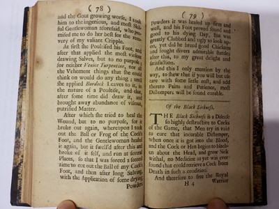 Lot 35 - Howlett, Robert. The Royal Pastime of Cock-Fighting..., 1709