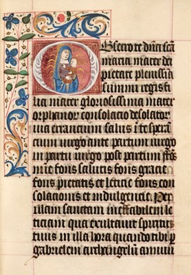 Lot 298 - Book of Hours. Illuminated Manuscript on vellum, probably Tours, c. 1470