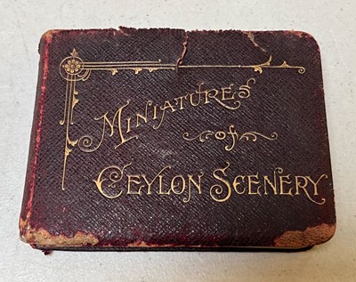 Lot 18 - Cave (H[enry] W.). Miniatures of Ceylon Scenery, from Photographs, pub. Cave & Co., Colombo, c. 1890