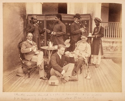 Lot 70 - India. A group of 3 photograph albums of India, c. 1880s/1930s