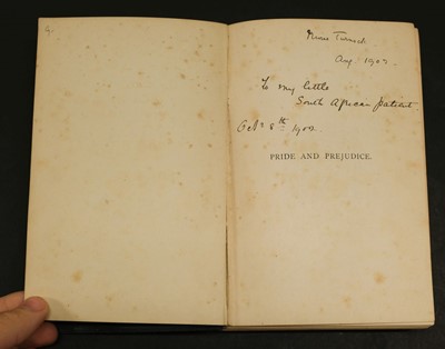 Lot 604 - Austen Pride and Prejudice, 2nd 'Peacock' edition, 1895