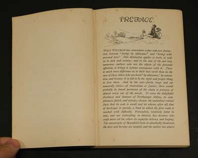 Lot 604 - Austen Pride and Prejudice, 2nd 'Peacock' edition, 1895