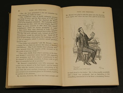Lot 604 - Austen Pride and Prejudice, 2nd 'Peacock' edition, 1895