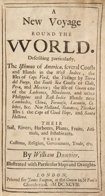 Lot 18 - Dampier (William). A New Voyage Around The World, 1st edition, London: James Knapton, 1697