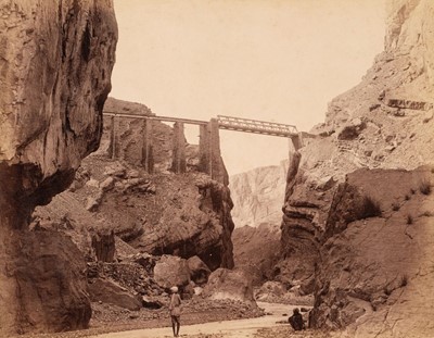 Lot 68 - India & Middle East. An album containing approximately 76 photographs, c. 1890s