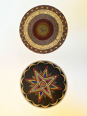 Lot 143 - Zoetrope Discs. A collection of 20 vintage zoetrope discs, c. 1890s