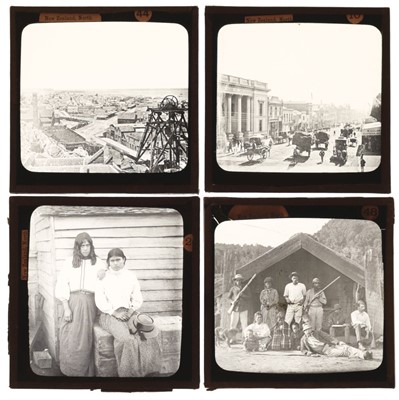 Lot 90 - Magic Lantern Slides. A group of 11 photographic lantern slides of New Zealand, North, c. 1920