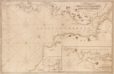 Lot 109 - Bristol Channel. Norie (J. W.), A New Chart of Bristol Channel..., 1821
