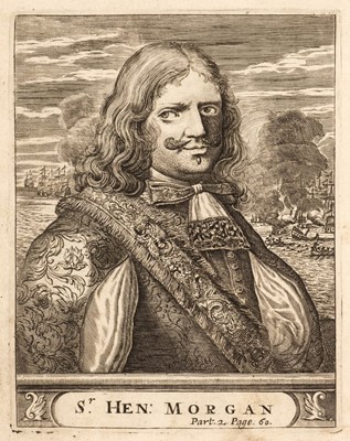 Lot 23 - Exquemelin (Alexandre Olivier). Bucaniers of America, 1st edition, 3 parts [of 4], 1684