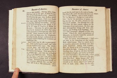 Lot 23 - Exquemelin (Alexandre Olivier). Bucaniers of America, 1st edition, 3 parts [of 4], 1684