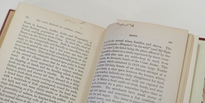 Lot 12 - Burton (Richard F). The Lake Regions of Central Africa, 1st edition, 2 volumes, 1860