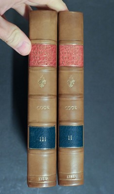 Lot 15 - Cook (James). A Voyage to the Pacific Ocean, 1st abridged edition, 4 volumes, 1784