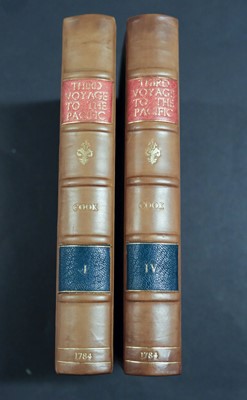 Lot 15 - Cook (James). A Voyage to the Pacific Ocean, 1st abridged edition, 4 volumes, 1784