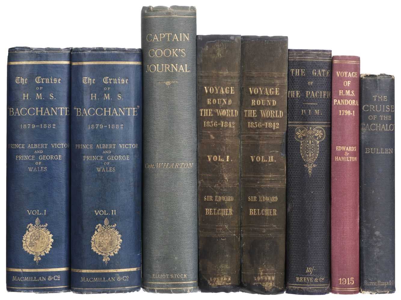 Lot 8 - Belcher (Edward). Narrative of a Voyage round the World, 1st edition, 2 volumes, 1843