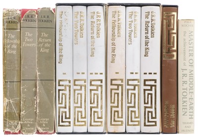 Lot 973 - Tolkien (J.R.R.) Lord of the Rings, 3 volumes, 1970-71