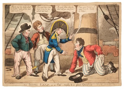 Lot 229 - Caricatures. A collection of eight caricatures, 18th & 19th century