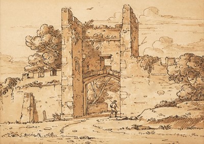 Lot 93 - Italy. Four views of Roman classical ruins, circa 1800