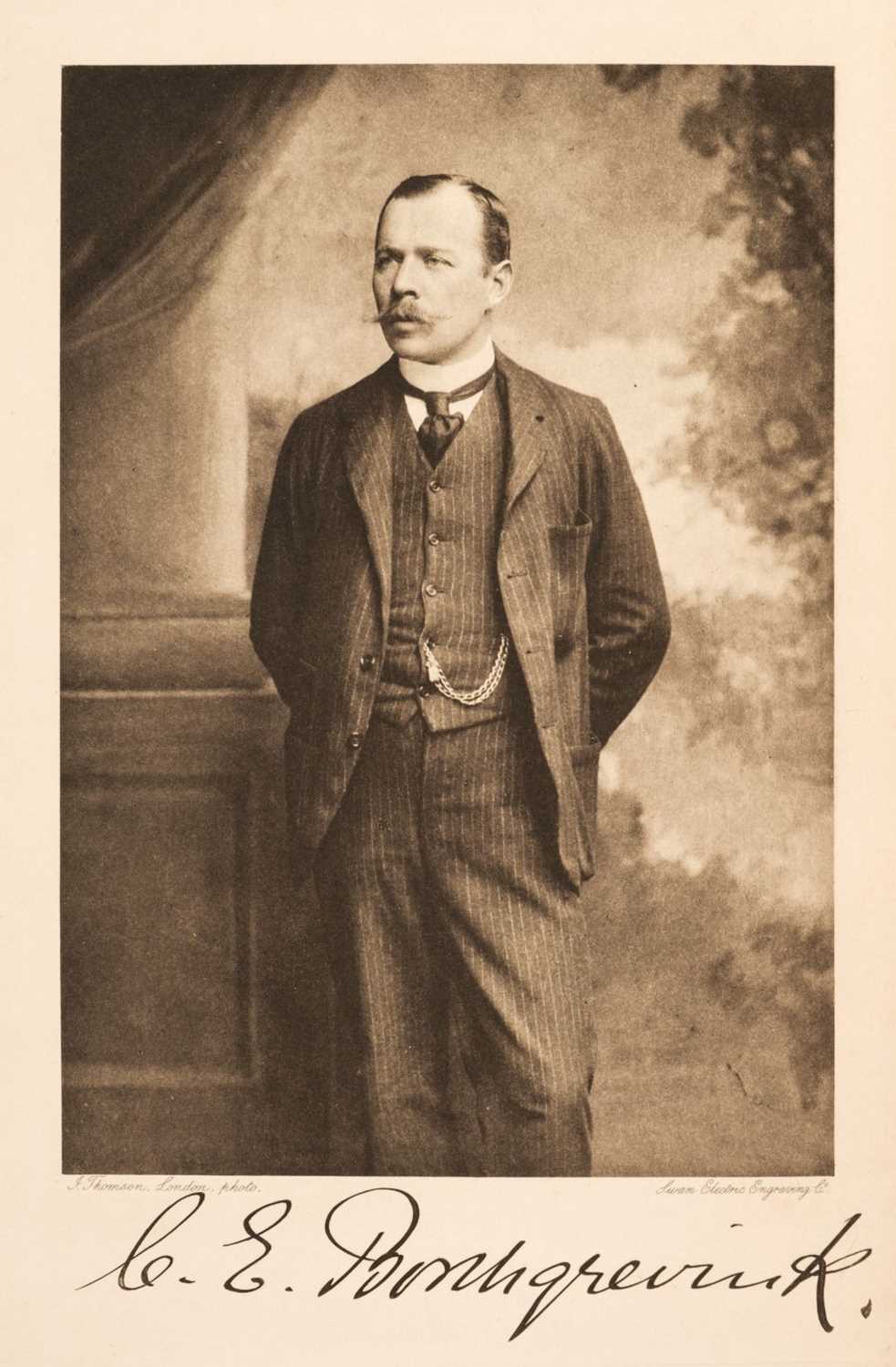 Lot 10 - Borchgrevink (Carsten). First on the Antarctic Continent, 1st edition, London: George Newnes, 1901