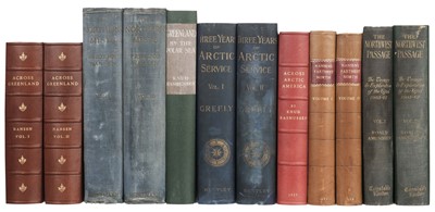 Lot 45 - Nansen (Fridtjof). The First Crossing of Greenland, 2 volumes, 1st edition, 1890