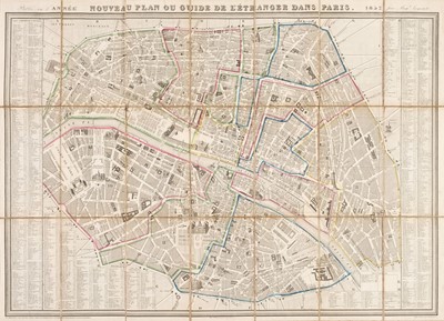 Lot 143 - Folding Maps. A collection of 12 maps, 19th & early 20th century