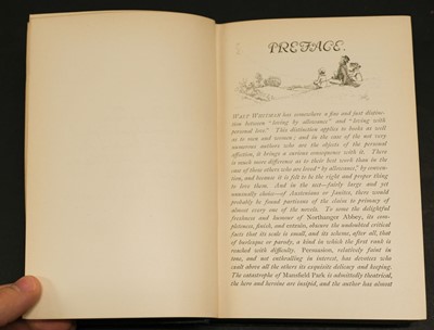 Lot 600 - Austen (Jane). Pride and Prejudice, 1st 'Peacock' edition, 1894