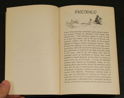 Lot 603 - Austen (Jane). Pride and Prejudice, 2nd 'Peacock' edition, London: George Allen, March 1895