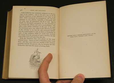 Lot 603 - Austen (Jane). Pride and Prejudice, 2nd 'Peacock' edition, London: George Allen, March 1895