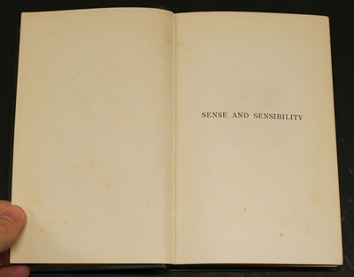 Lot 610 - Austen (Jane). Sense and Sensibility, London: George Allen, 1899