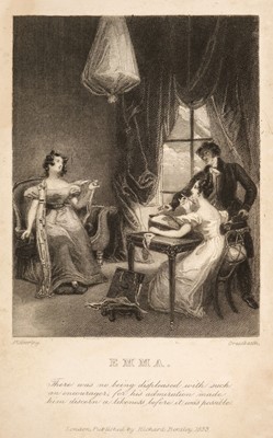 Lot 589 - Austen (Jane). Emma, a novel, 1st illustrated edition, London: Richard Bentley, 1833