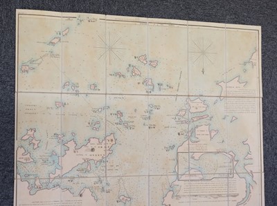 Lot 185 - Pearl River. Horsburgh (James)..., Chart of Choo Keang or Canton River..., 1841