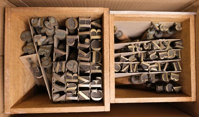 Lot 338 - Handle letters. Five sets of handle letters