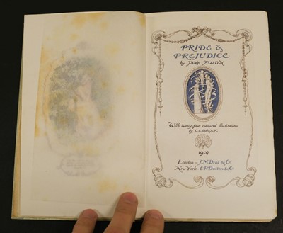 Lot 617 - Austen (Jane). Novels, 6 volumes, London: J.M. Dent & Co.; New York: E.P. Dutton & Co., 1907-09
