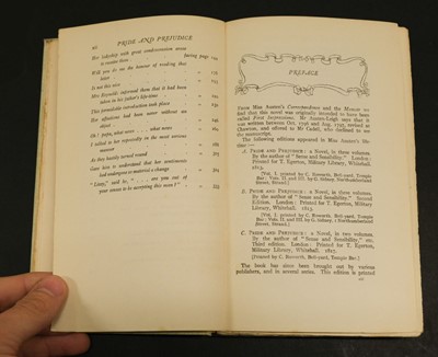 Lot 617 - Austen (Jane). Novels, 6 volumes, London: J.M. Dent & Co.; New York: E.P. Dutton & Co., 1907-09