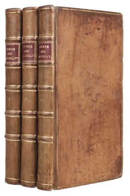 Lot 580 - Austen, Jane. Sense and Sensibility: A Novel, 3 volumes, 1st edition, 1811