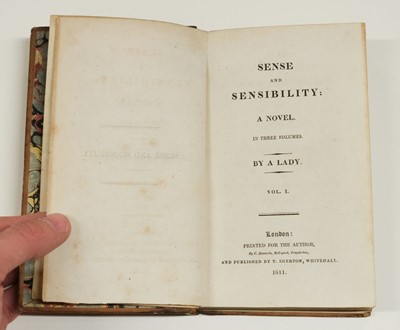 Lot 580 - Austen, Jane. Sense and Sensibility: A Novel, 3 volumes, 1st edition, 1811